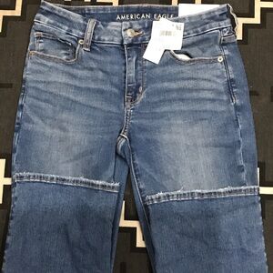 American Eagle Outfitters Women's Denim Straight Leg Jeans